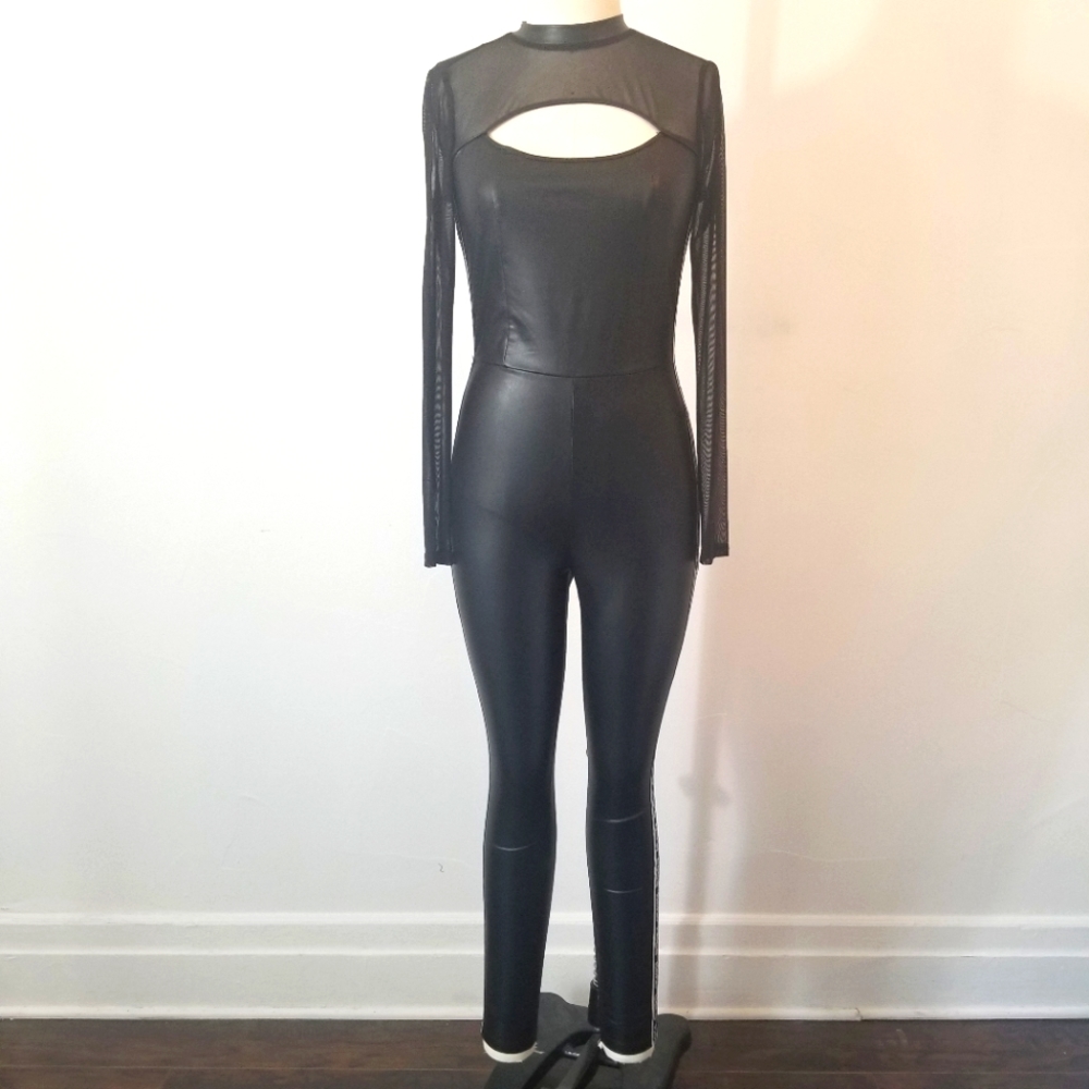 bebe - Vegan leather catsuit